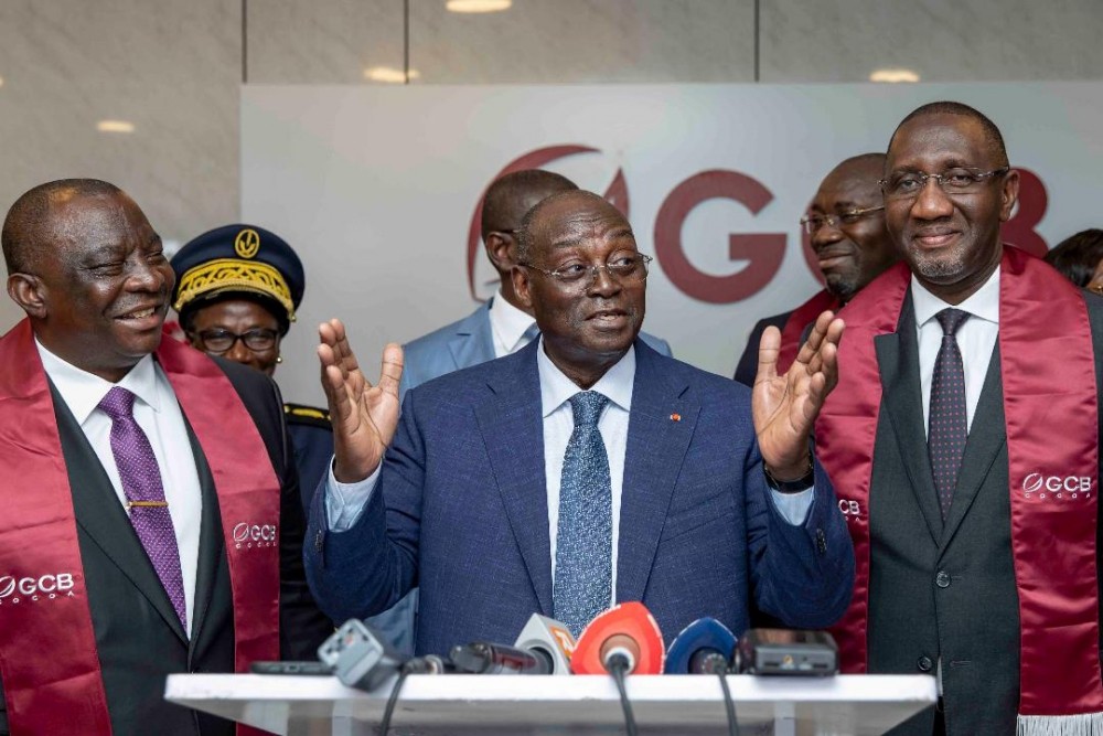 Côte d'Ivoire Tiémoko Koné inaugure l'usine de transformation de