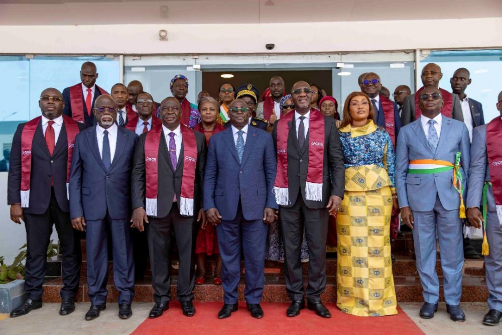 Côte d'Ivoire Tiémoko Koné inaugure l'usine de transformation de