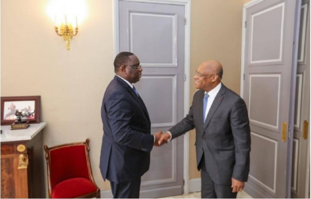 Côte d'Ivoire-Sénégal : Bassirou Diomaye Faye déclaré vainqueur avec 54,28%  félicité par le Gouverneur de la BCEAO Jean-Claude Kassi Brou