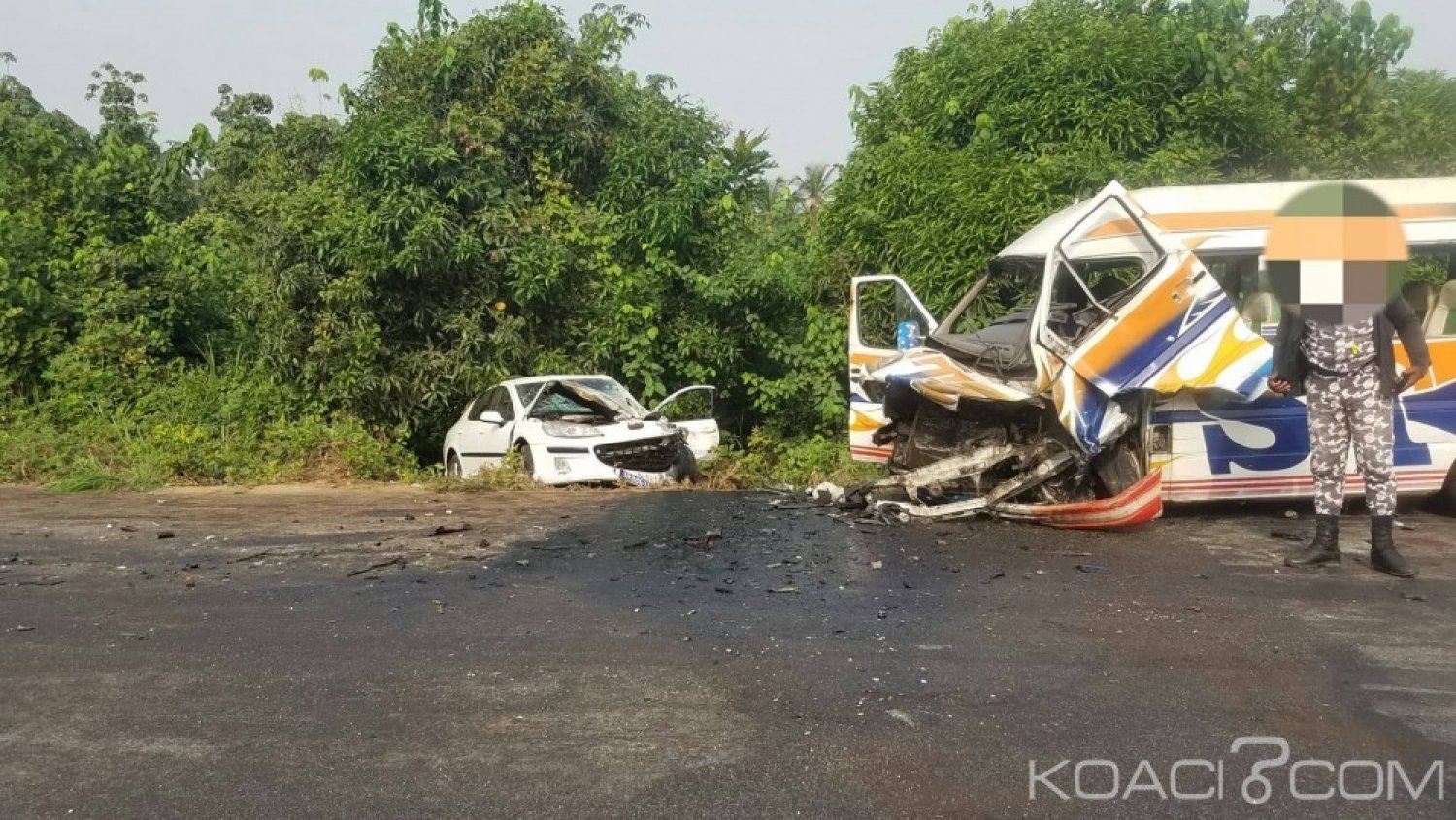 Côte d'Ivoire: Accident meurtrier sur la route de Jacqueville, 02 morts et des blessés graves