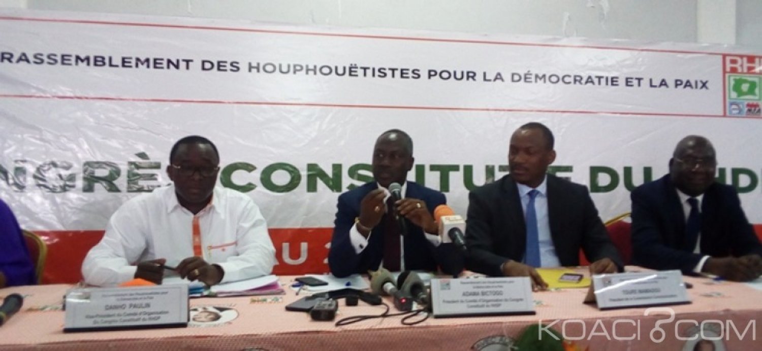Côte d'Ivoire : Création du parti unifié (RHDP), la mise en place des modalités de transfert des compétences décidée au congrès