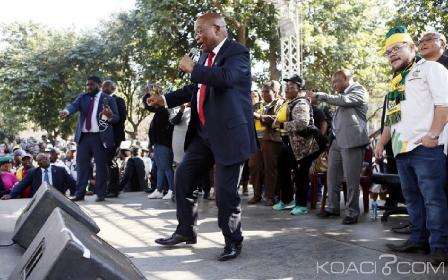 Afrique du Sud:  Après ses débuts dans la musique, Jacob Zuma pourrait bien  revenir en politique