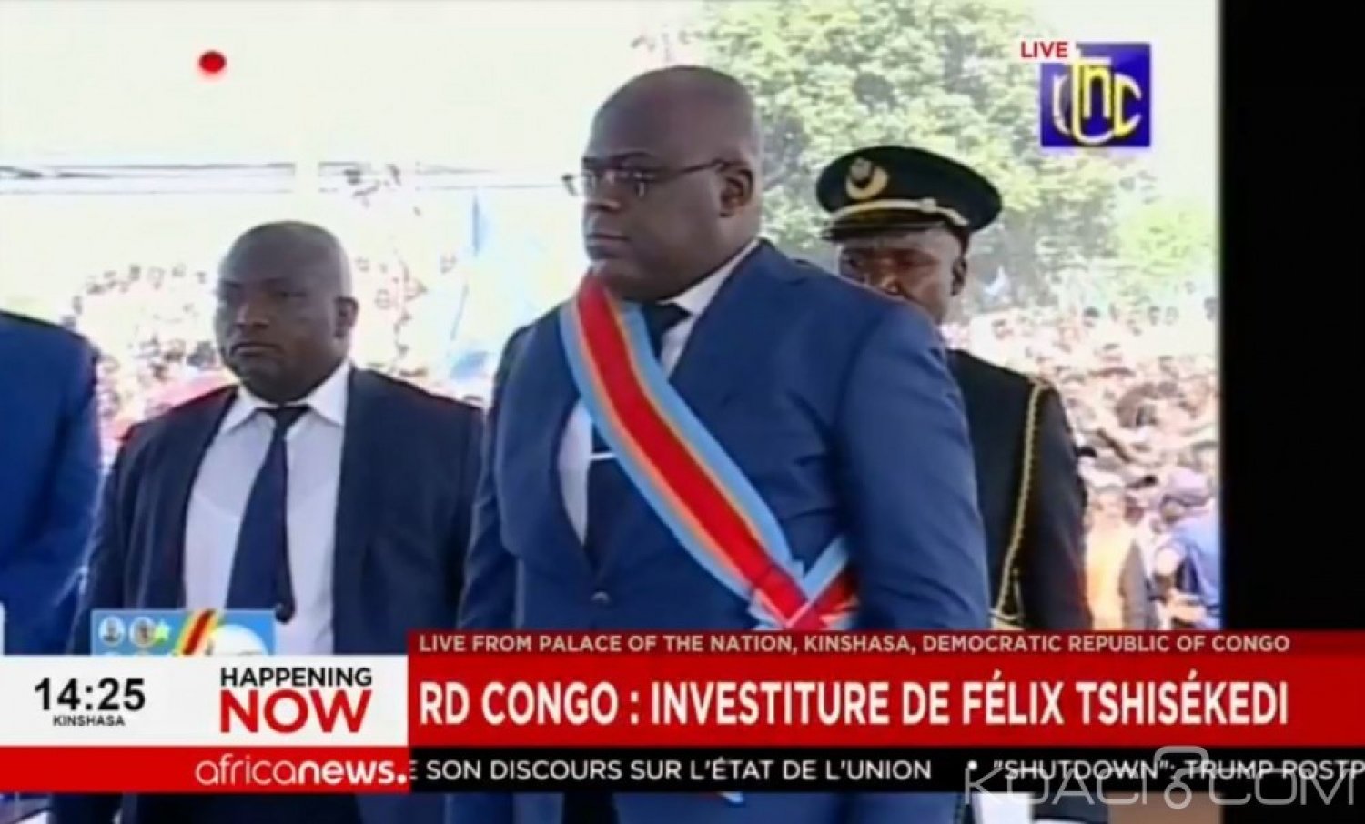 RDC : Félix Antoine Tschisekedi, intronisé Président