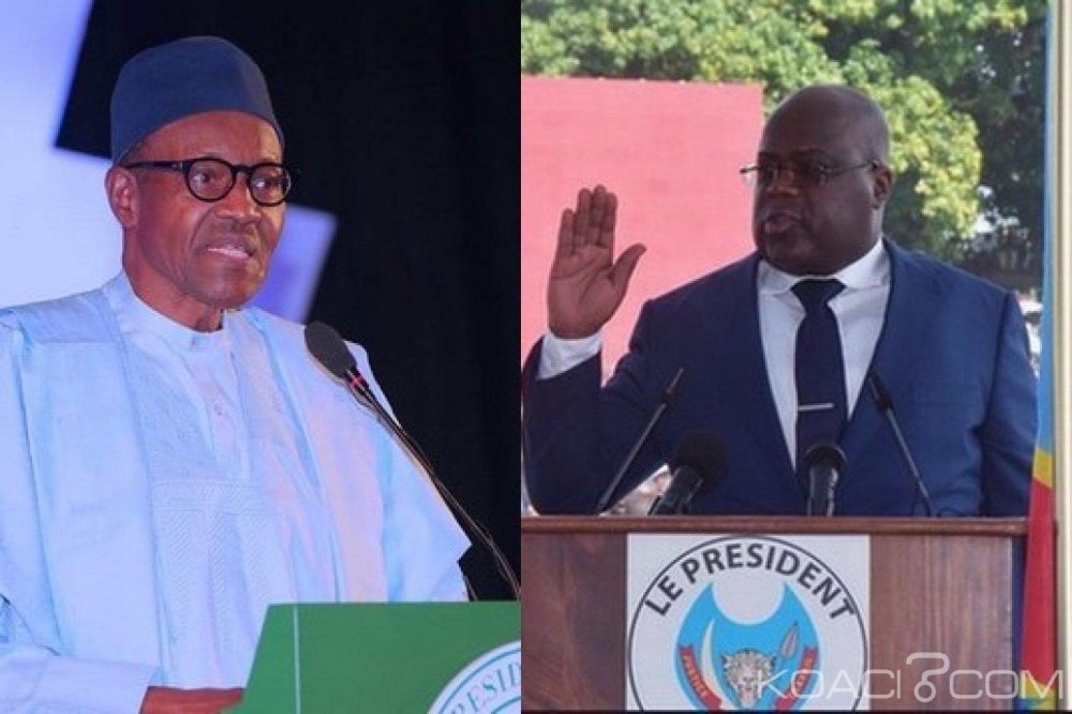 Nigeria-RDC : Buhari félicite le nouveau Président Tshisekedi