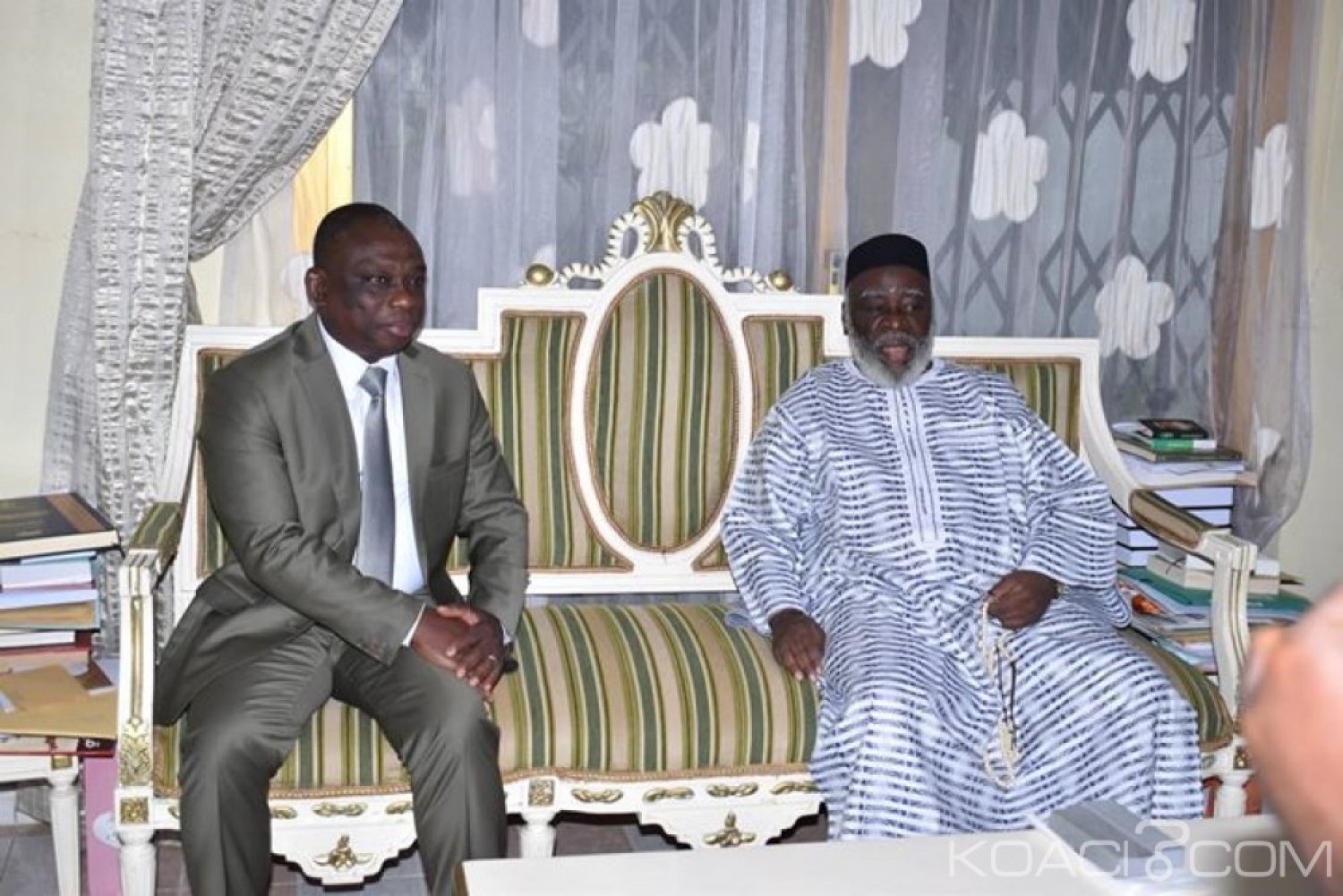 Côte d'Ivoire : KKB rencontre le Cheick Boikary Fofana et lui «confie quelques inquiétudes » quant à  la consolidation de la paix dans le pays