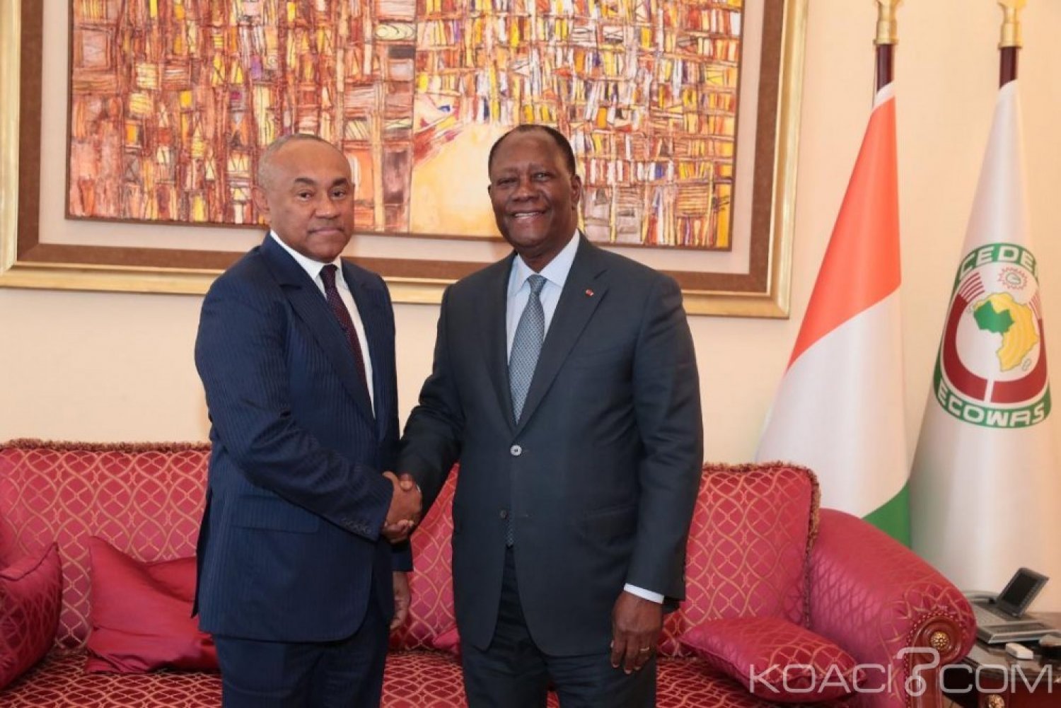 Côte d'Ivoire : Verdict de la rencontre Ahmad-Ouattara, la Côte d'Ivoire n'organisera pas la CAN 2021 mais la CAN 2023