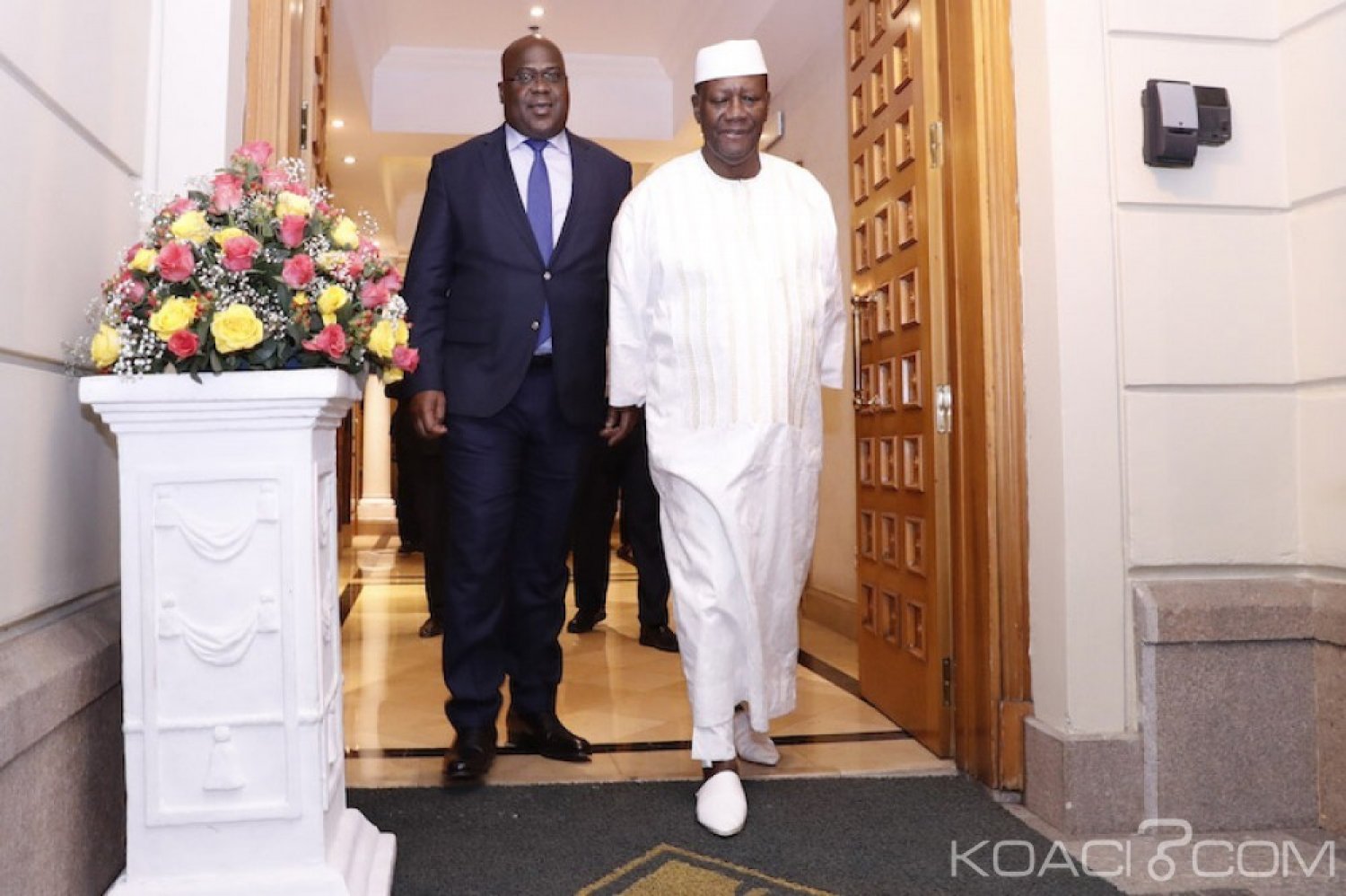 Côte d'Ivoire-RDC : A Addis Abeba, Tshisekedi vient saluer le «boss» Ouattara