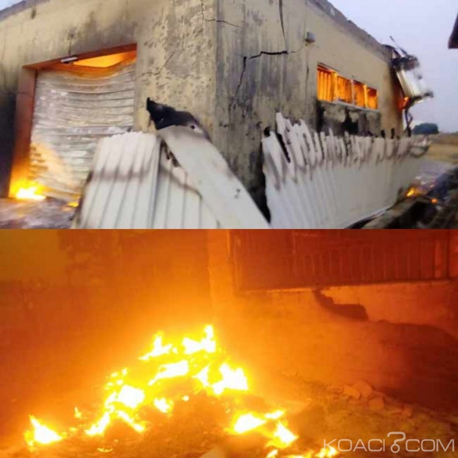 Nigeria  : Etat du Plateau ,un bureau de la commission électorale ravagé par le feu
