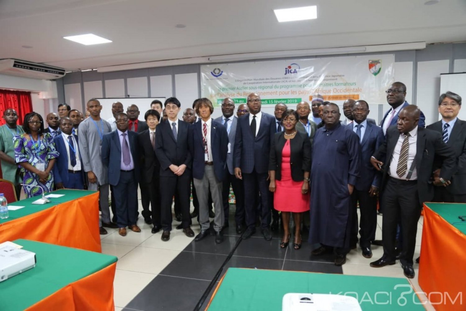 Côte d'Ivoire Abidjan, six administrations douanières de l'Afrique de l'ouest formées en analyse du renseignement pendant cinq jours grà¢ce à  la JICA et l'OMD