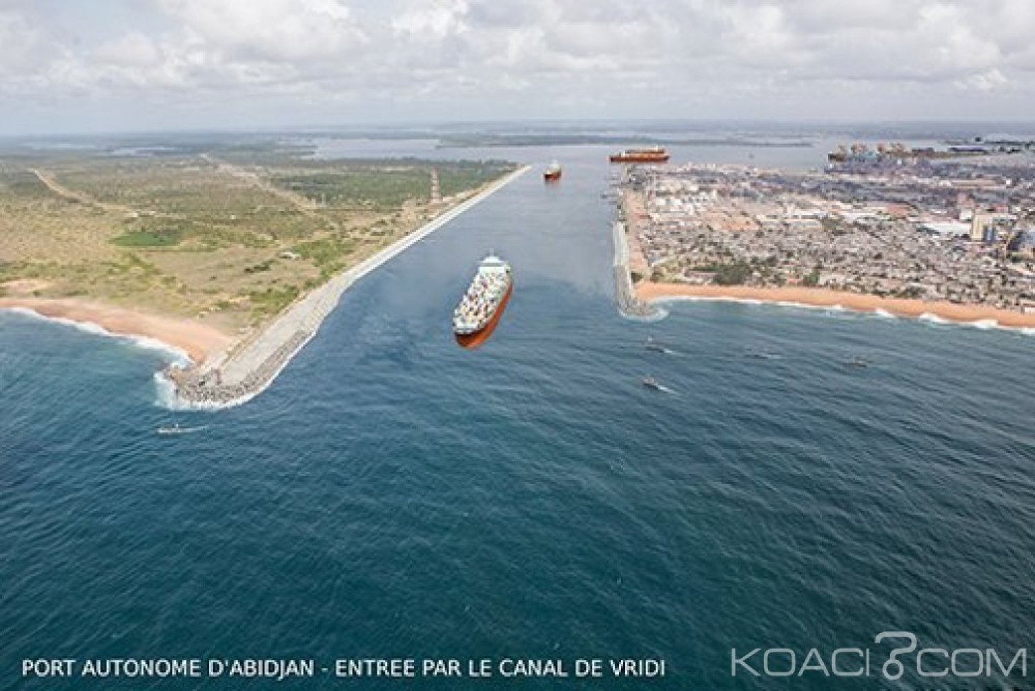 Côte d'Ivoire : Inauguration du canal élargi du port qui engendrera  1800 emplois directs pendant la durée des travaux (3 ans)