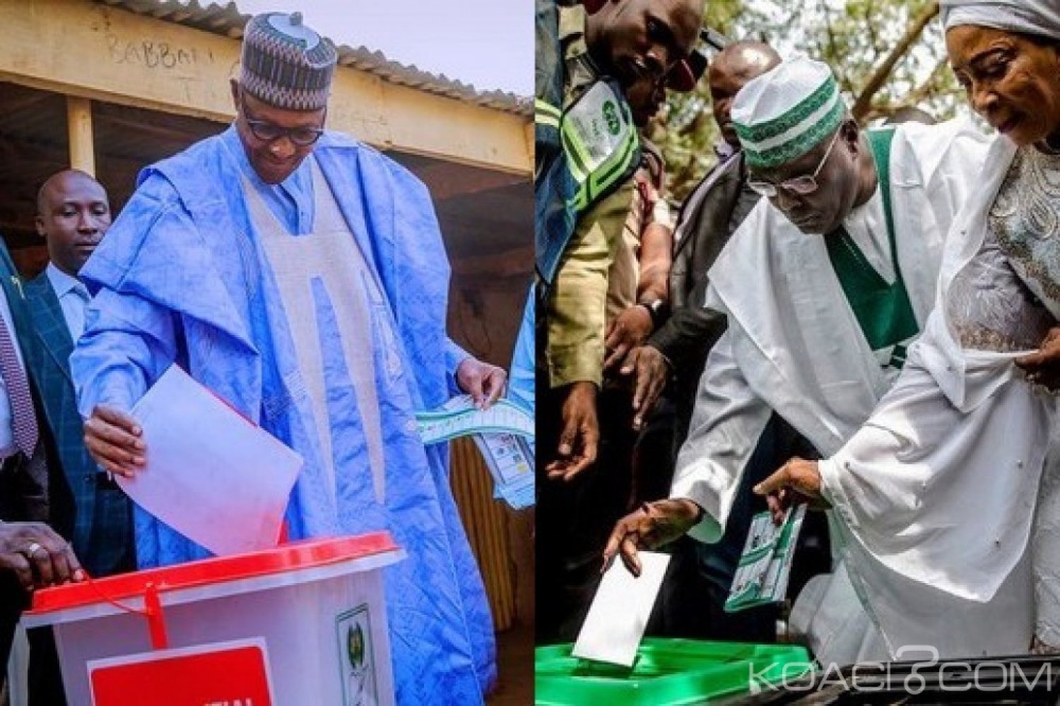 Nigeria : Présidentielle et législatives, vote en cours, Buhari et Atiku ont voté, leurs réactions