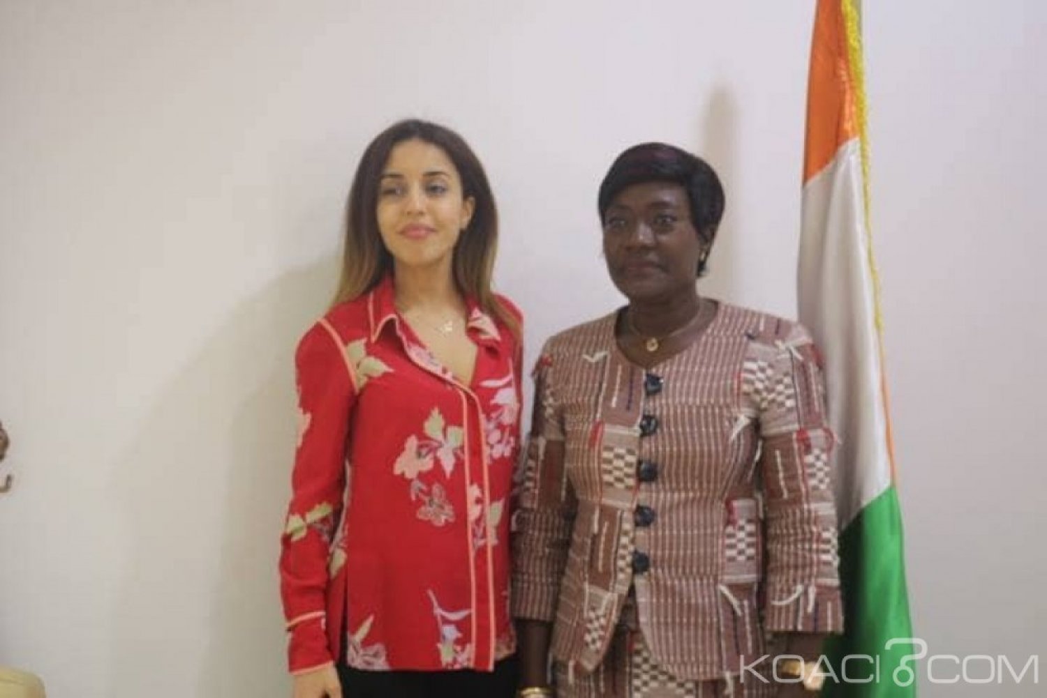 Côte d'Ivoire : Paix et cohésion sociale, la SG de la Fondation de l'ex Premier ministre français, Jean-Pierre Raffarin chez Mariatou Koné