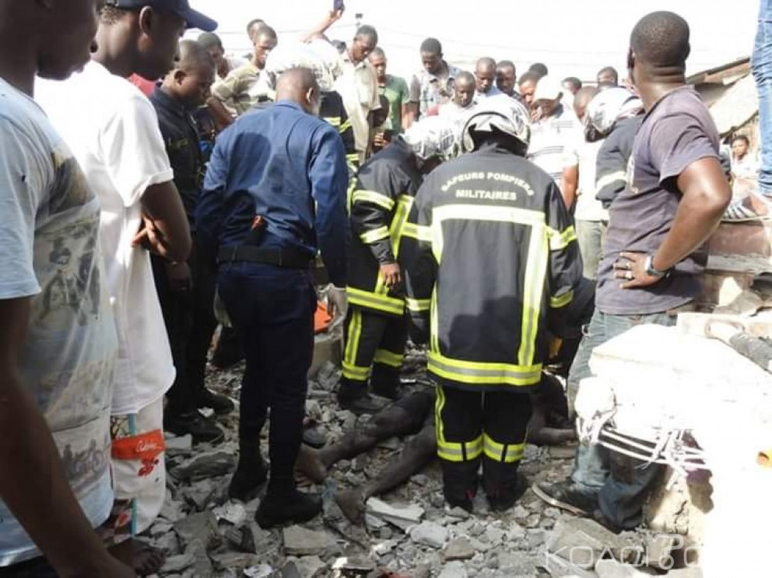 Côte d'Ivoire : Drame à  Marcory l'effondrement d'un mur fait un mort