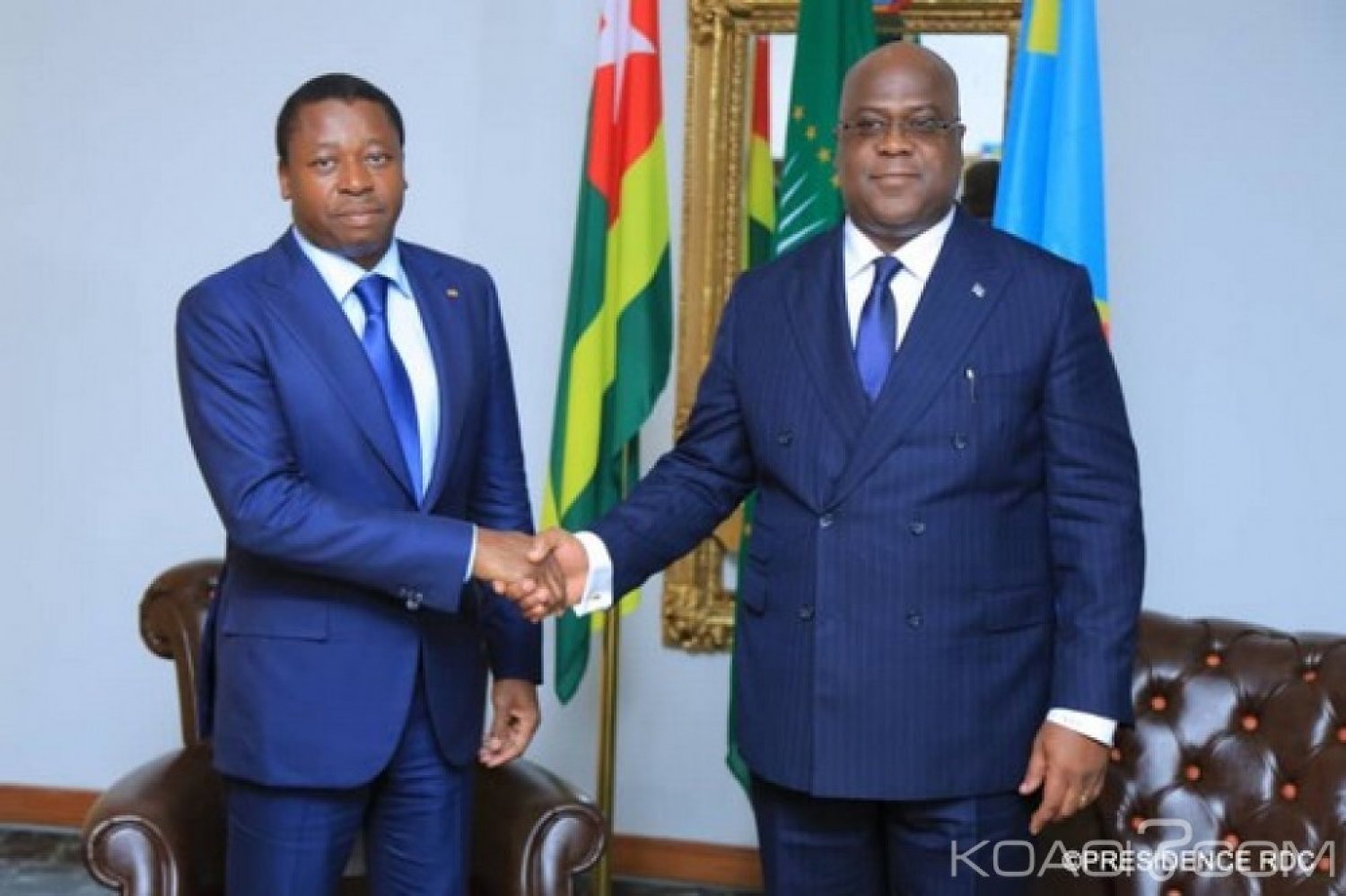 Togo-RDC : Raisons de la visite de Gnassingbé chez Tshisekedi