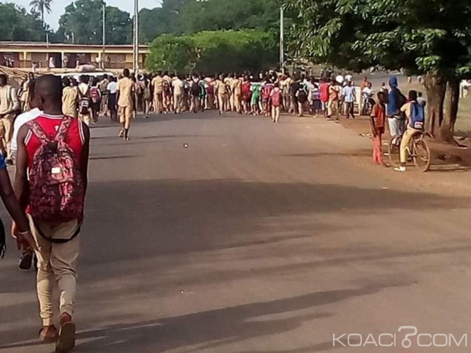 Côte d'Ivoire : Manifestation de rue d'élèves à  Facobly pour réclamer la reprise des cours