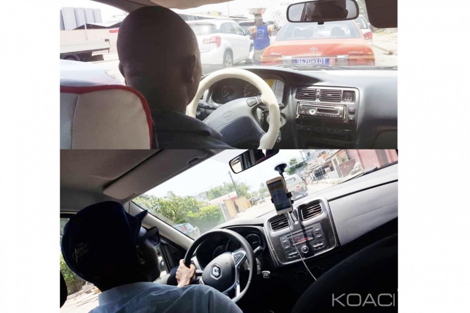 Côte d'Ivoire : Taxi à  Abidjan, j'ai pris Yango à  l'aller, Compteur au retour, 1200 Fcfa pour la clim