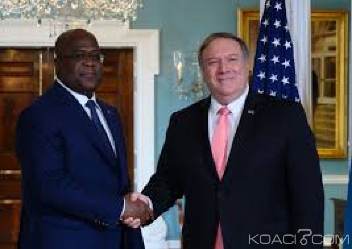RDC: Tshisekedi s'envole pour les Etats Unis «Nous n' allons pas à  Washington pour parler des problèmes internes mais d'intérêts communs»