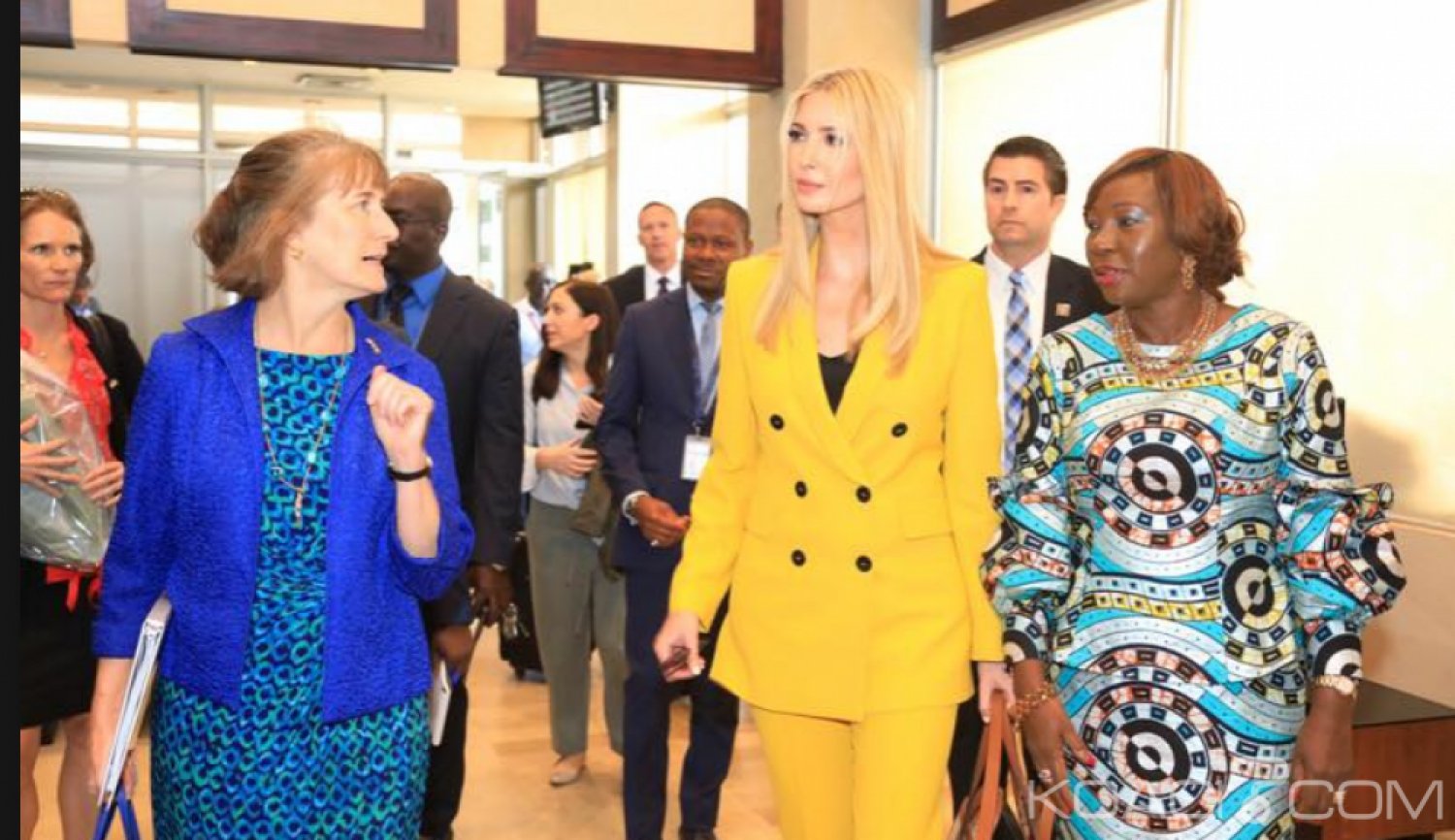 Côte d'Ivoire : La fille de Donald Trump, Ivanka est arrivée à  Abidjan pour le sommet mercredi des femmes entrepreneurs