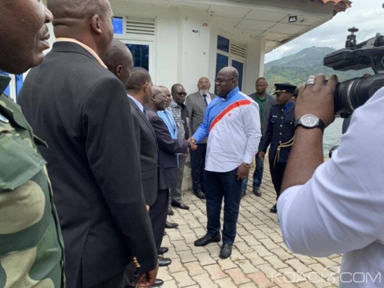 RDC  : Naufrage, Felix Tshisekedi arrive sur les lieux du drame et  décrète une journée de deuil national