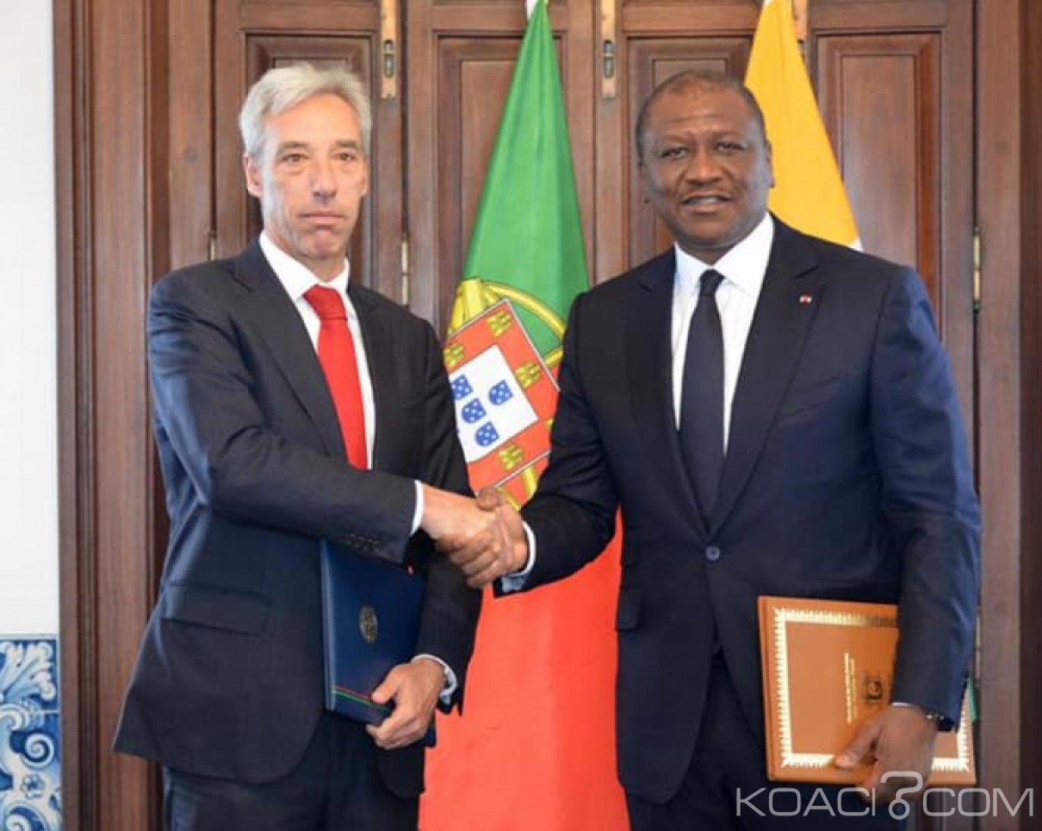 Côte d'Ivoire : Abidjan et Lisbonne signent un accord de coopération militaire dans le domaine de la sécurité maritime
