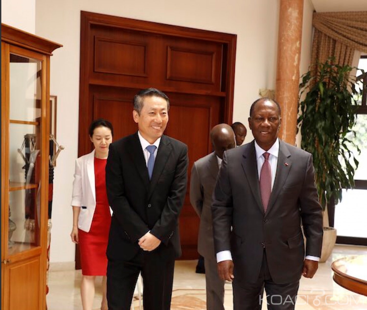 Côte d'Ivoire : En fin de mission, l'Ambassadeur de la République de Corée fait ses adieux à  Ouattara
