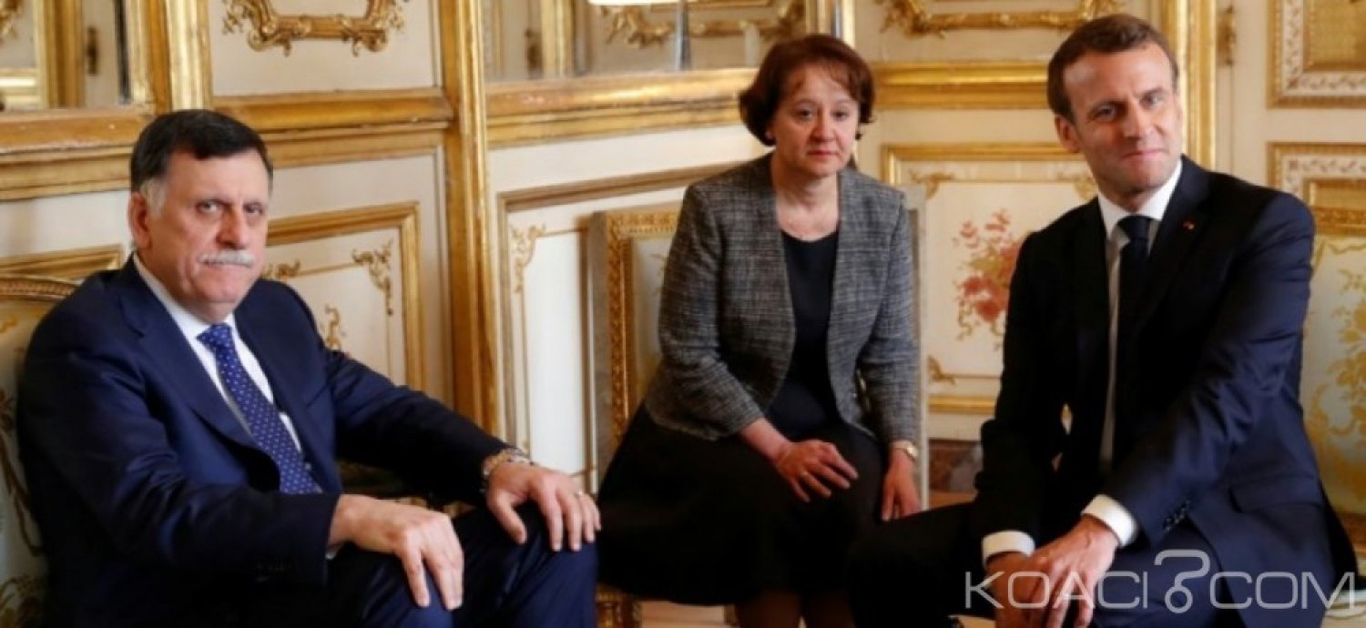 Libye:  Après sa rencontre avec Fayez al-Sarraj, Macron  réaffirme son soutien au GNA et appelle à  un cessez le feu