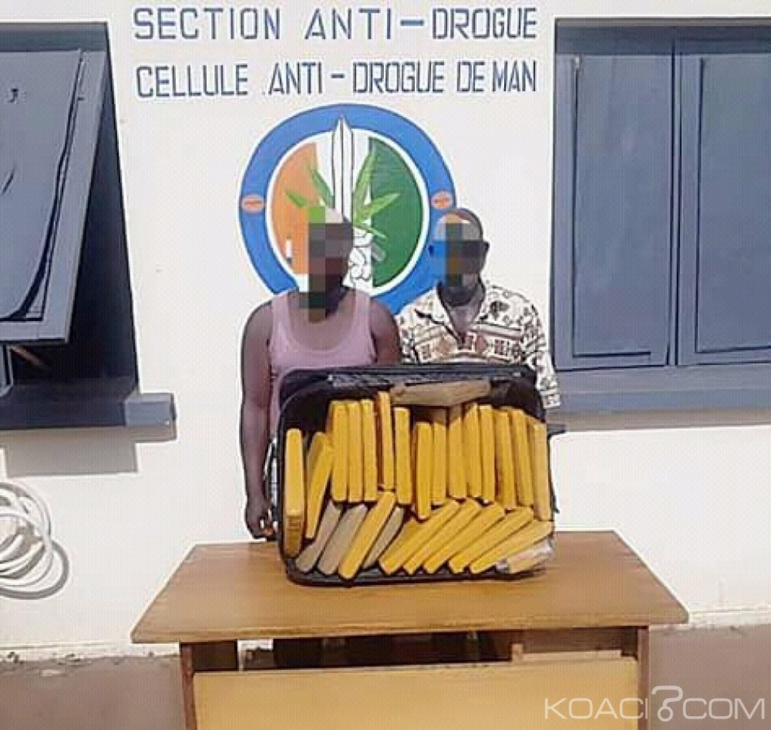 Côte d'Ivoire : Kouibly, dans sa lutte contre le trafic de stupéfiants, 2 personnes arrêtés et 23 kilogrammes de cannabis saisis par la cellule anti-drogue