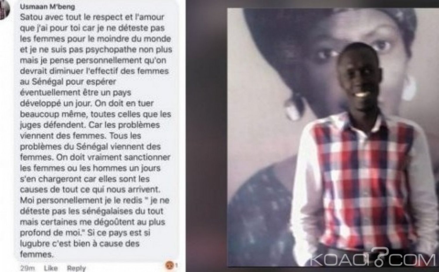 Sénégal : Un individu arrêté pour avoir appelé à  l'extermination des femmes dans le pays