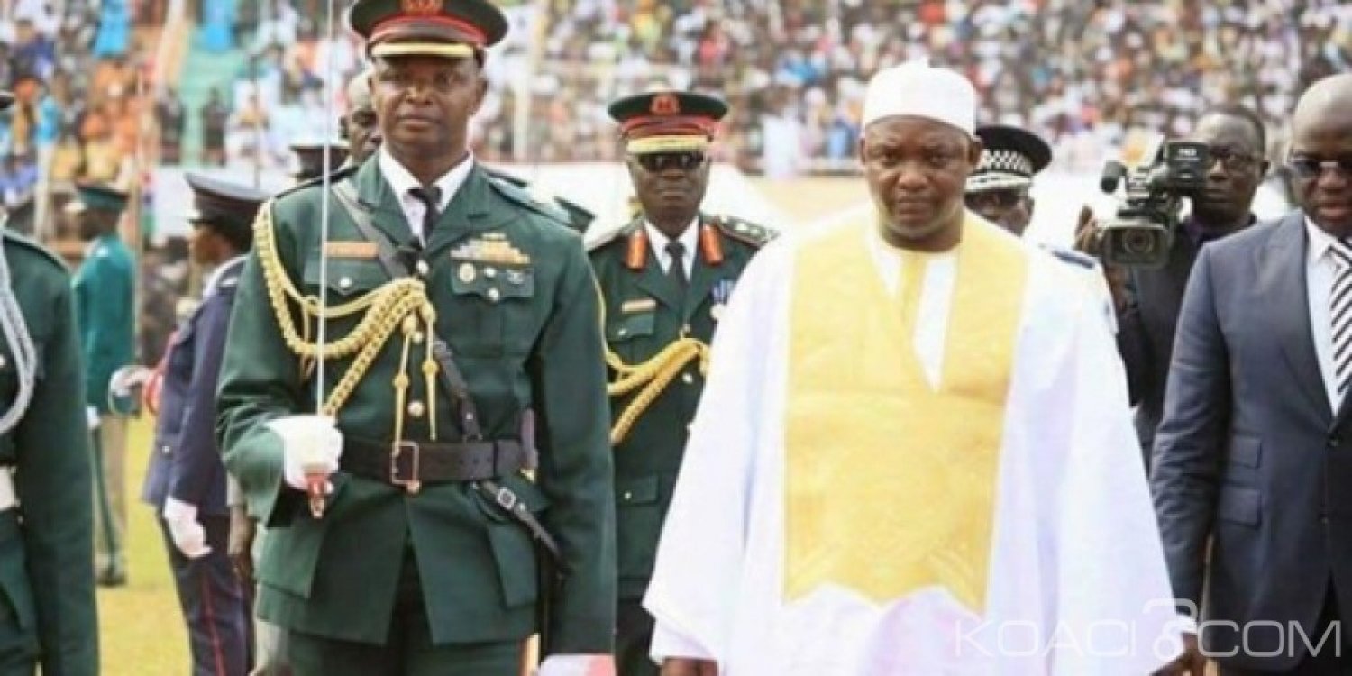 Gambie:  Huit soldats condamnés à  de lourdes peines pour complot contre le président Barrow