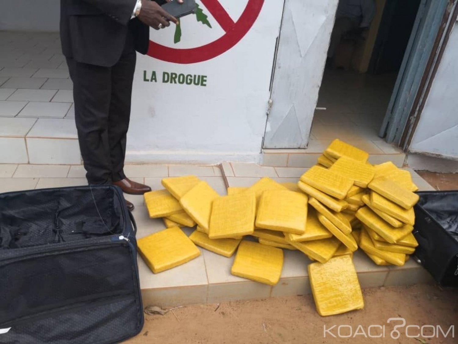 Côte d'Ivoire : À Gagnoa, deux vendeuses de drogues interpellées avec 59 kilogrammes de cannabis