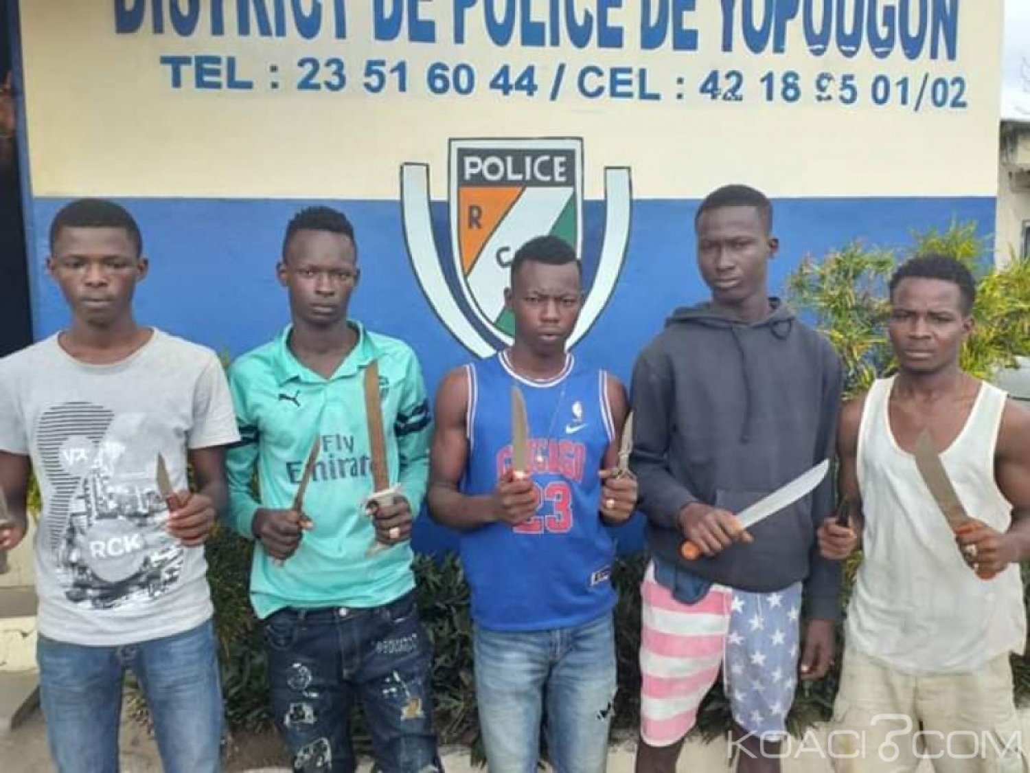 Côte d'Ivoire: 05 enfants microbes arrêtés par la police à  Yopougon