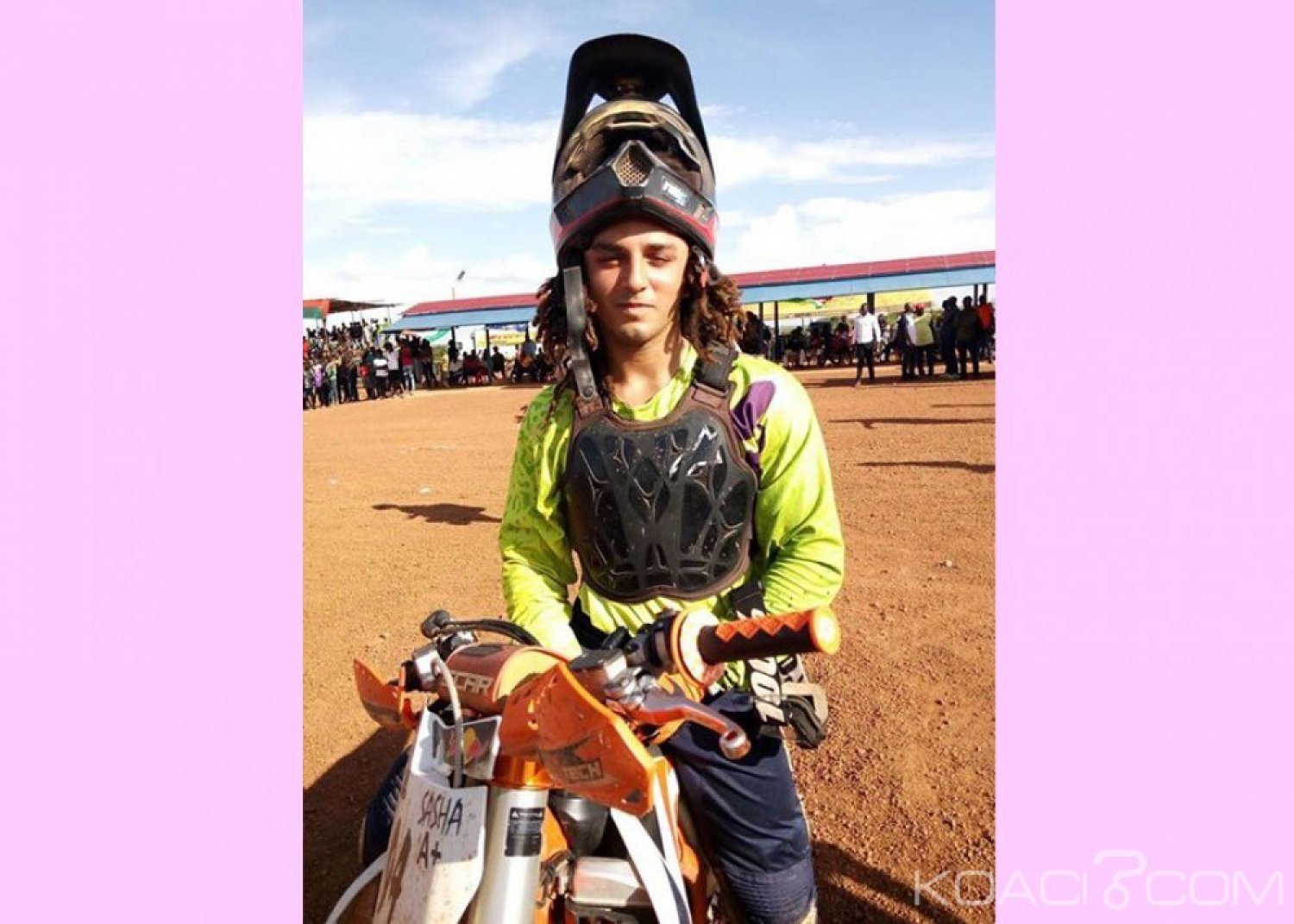 Burkina Faso : L'ivoirien Sacha Vigneron remporte le premier prix international de motocross