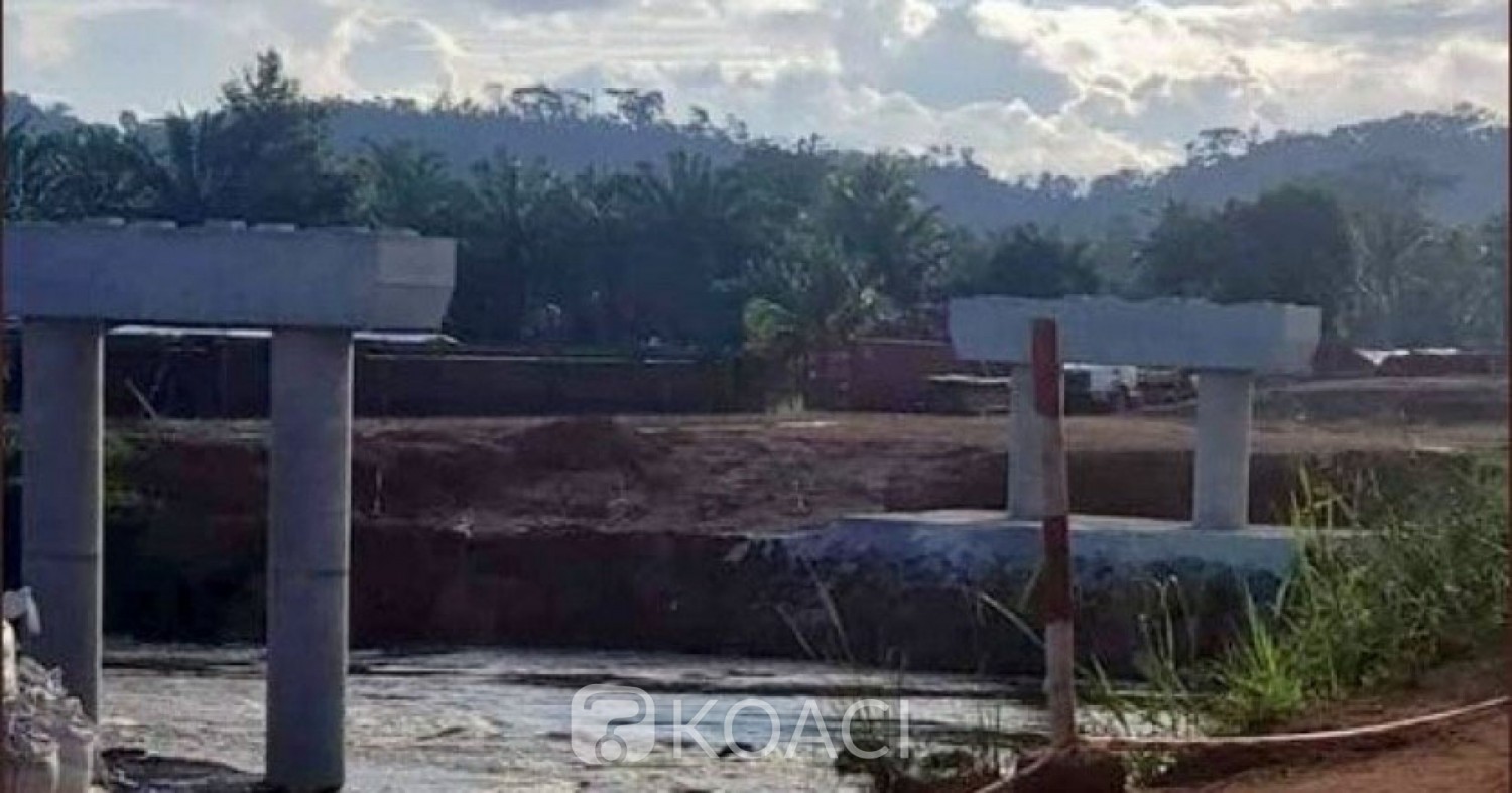 Côte d'Ivoire : Cavally, le pont reliant Zouan-Hounien et Blolequin est sorti de terre