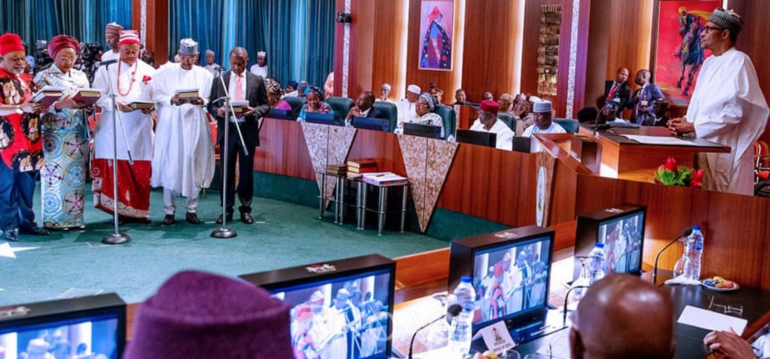 Nigeria : Buhari dévoile le nouveau gouvernement fédéral, 43 ministres nommés