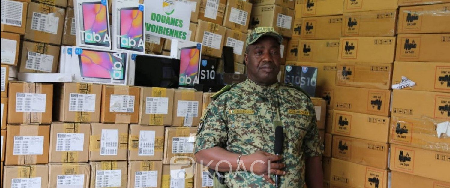 Côte d'Ivoire :  Fraude, plus de 35 000 portables de dernière génération saisis par les douanes ivoiriennes