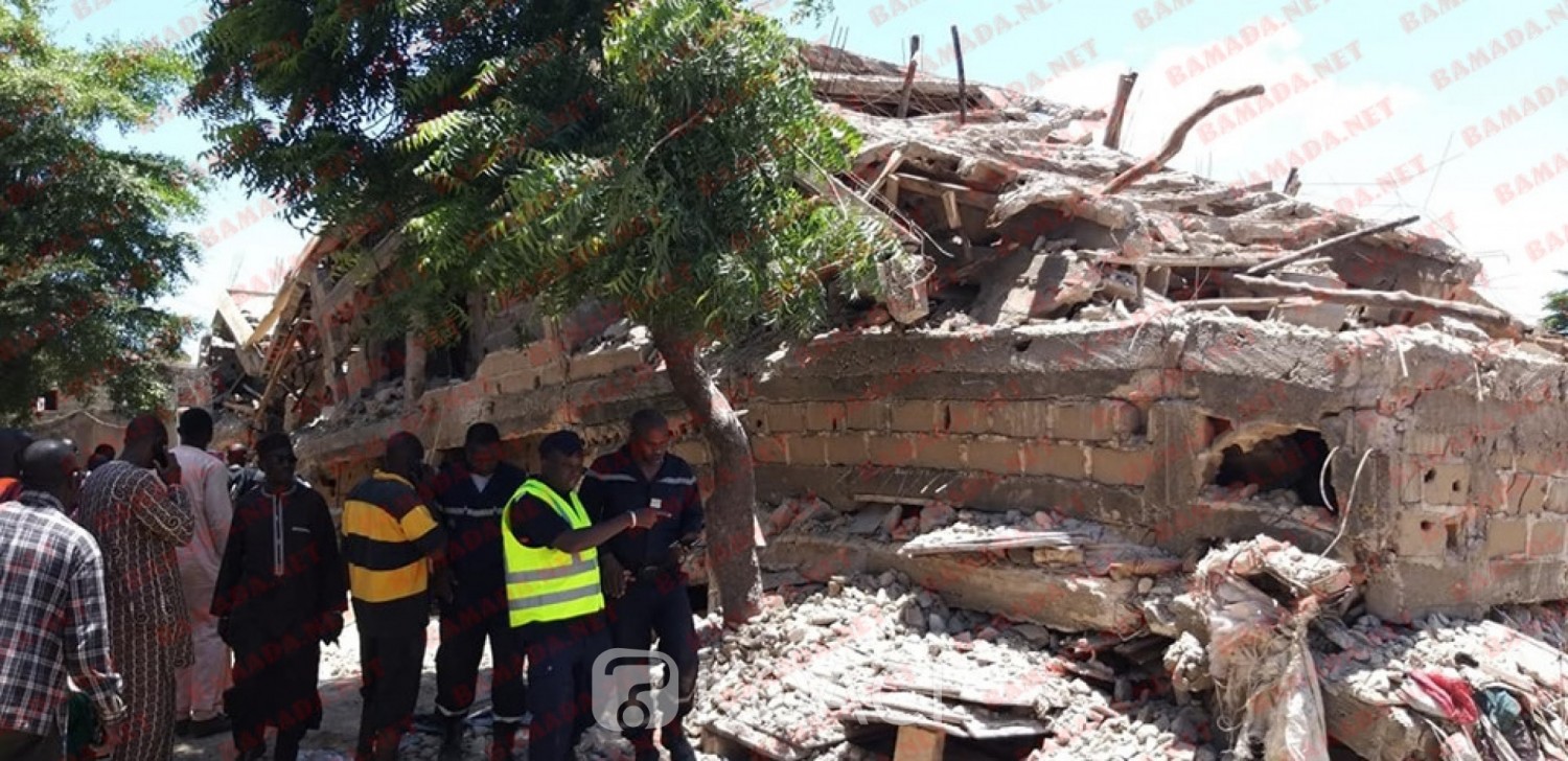 Mali: 15 morts dans l'effondrement d'un immeuble en chantier à Bamako