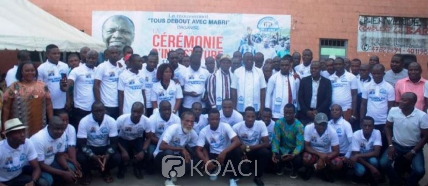 Côte d'Ivoire : Présidentielle 2020, le mouvement « Tous debout avec Mabri » boucle le District  d'Abidjan avant d'attaquer l'intérieur du pays