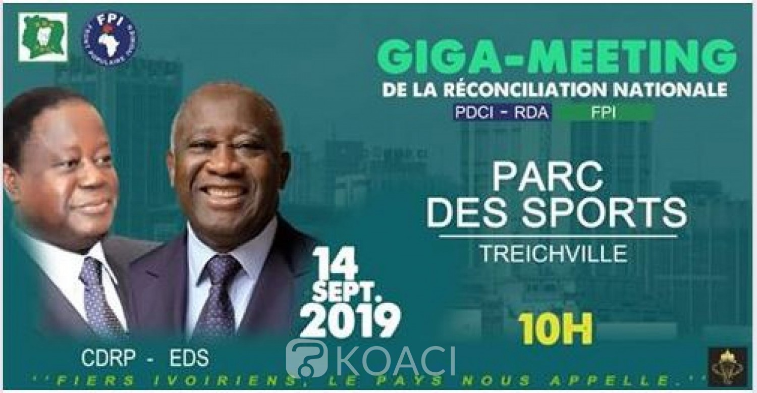 Côte d'Ivoire : Le meeting conjoint du PDCI-FPI aura lieu samedi au Parc des Sports de Treichville, selon le ministère des sports