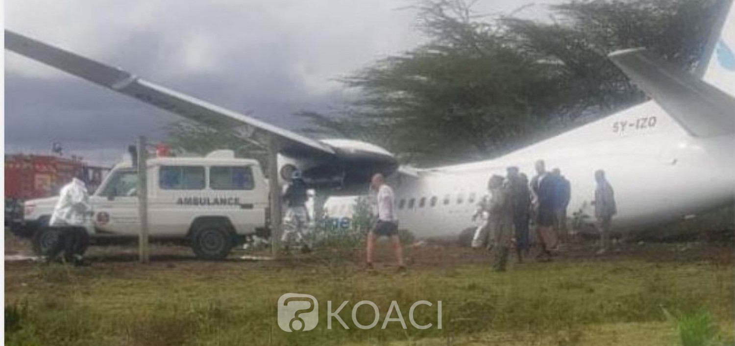 Kenya:   Nairobi, un avion fait  une sortie de piste au décollage, deux blessés