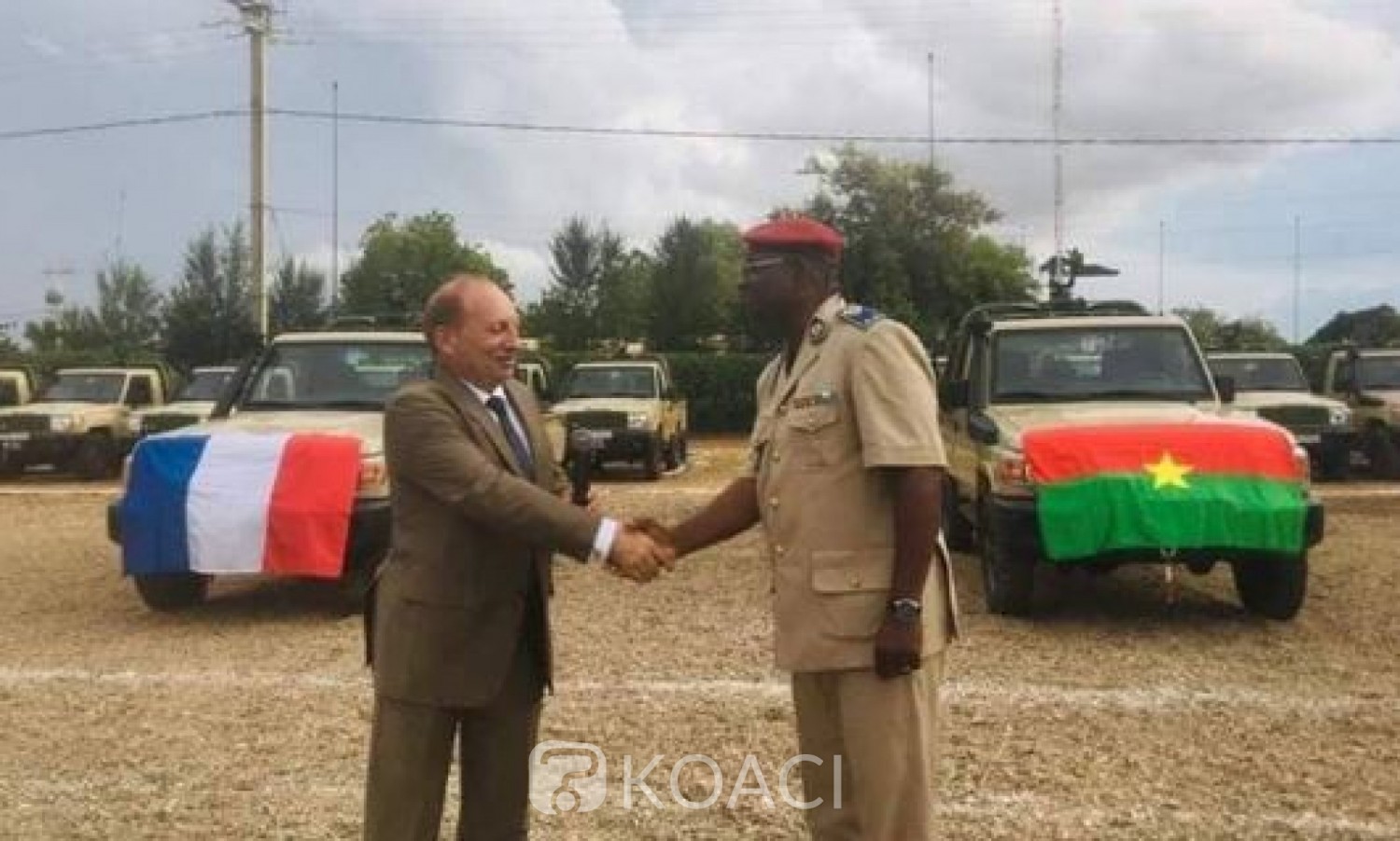 Burkina Faso: 34 véhicules militaires offerts par la France pour lutter contre le terrorisme