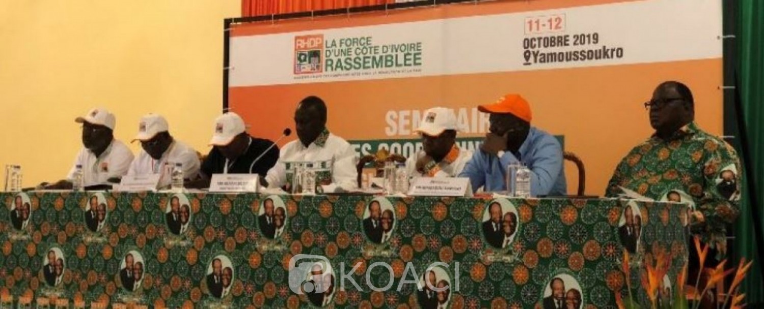 Côte d'Ivoire: Voici les grandes décisions prises par le RHDP lors du séminaire des coordonnateurs à Yamoussoukro