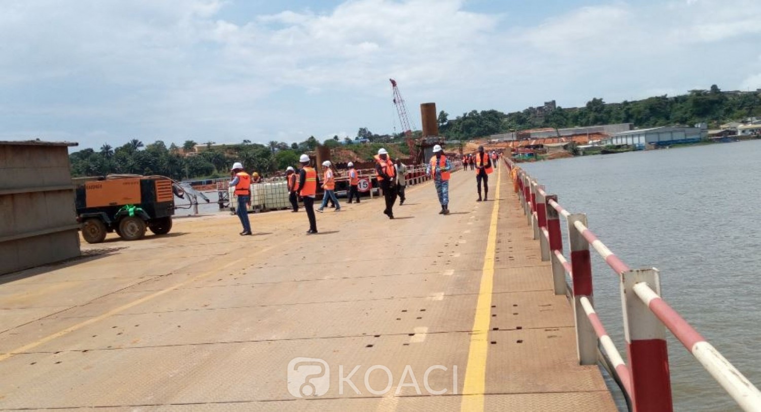 Côte d'Ivoire: Les travaux du 4è Pont reliant reliant la commune de Yopougon à celle du Plateau avancent correctement malgré quelques difficultés