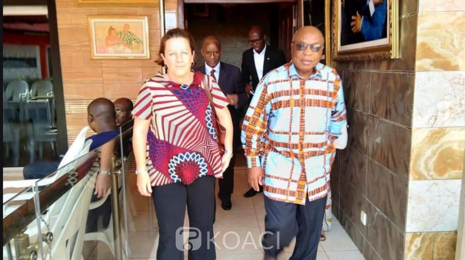 Côte d'Ivoire: De retour de Bruxelles, Assoa Adou reçoit Joséphine Gauld, ambassadrice de l'Angleterre