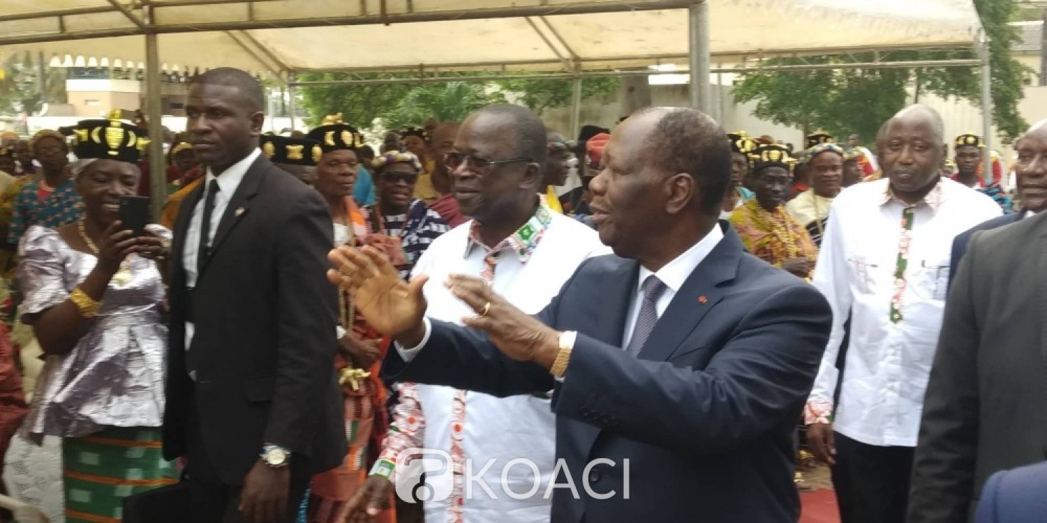 Côte d'Ivoire :  Yamoussoukro, hommage du RHDP à Houphouët, Ahoussou à propos de Bédié: «Aujourd'hui son absence nous donne à tous un léger froid»