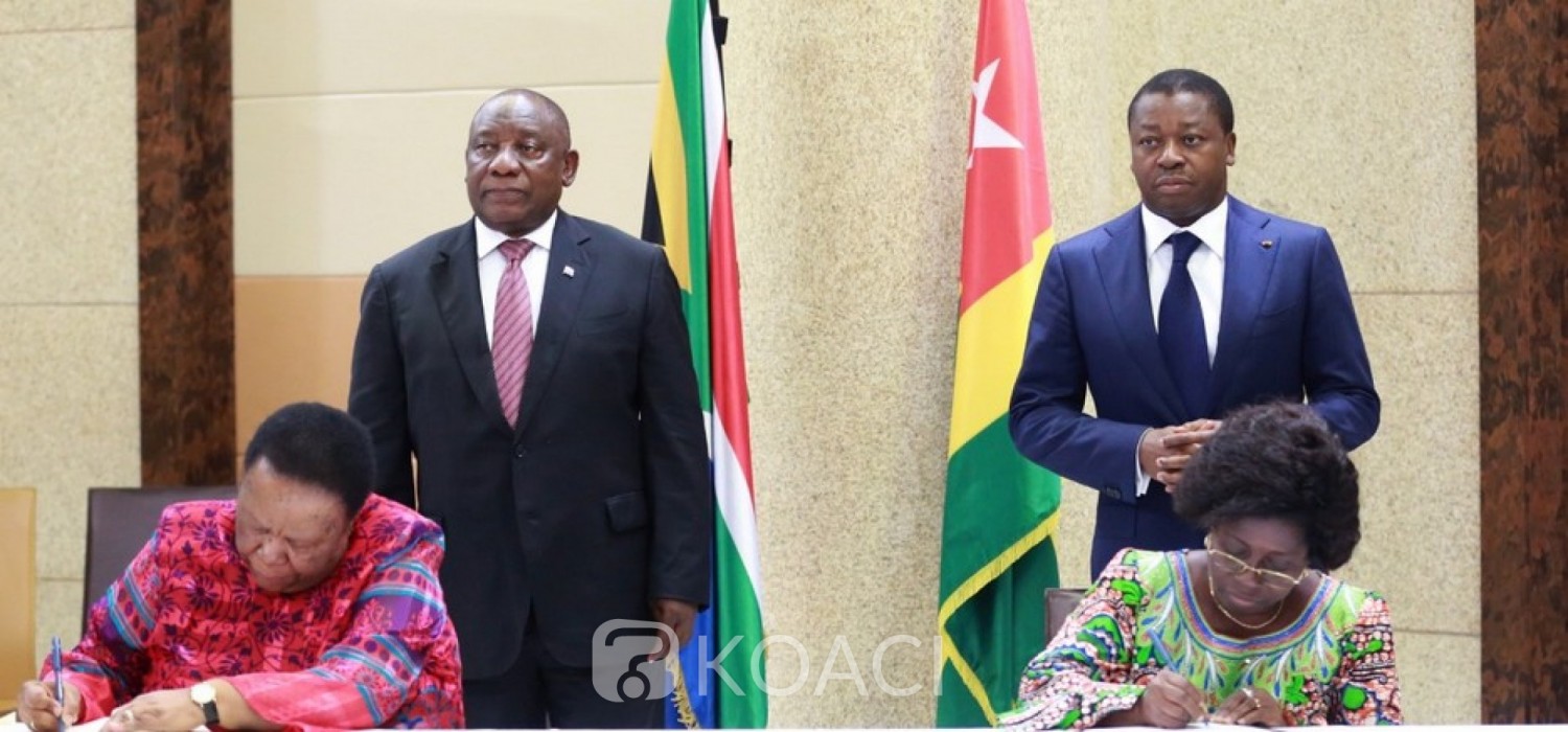 Togo-Afrique du Sud: Après visite de Ramaphosa, potentiels du Togo et projet d'un business forum en RSA