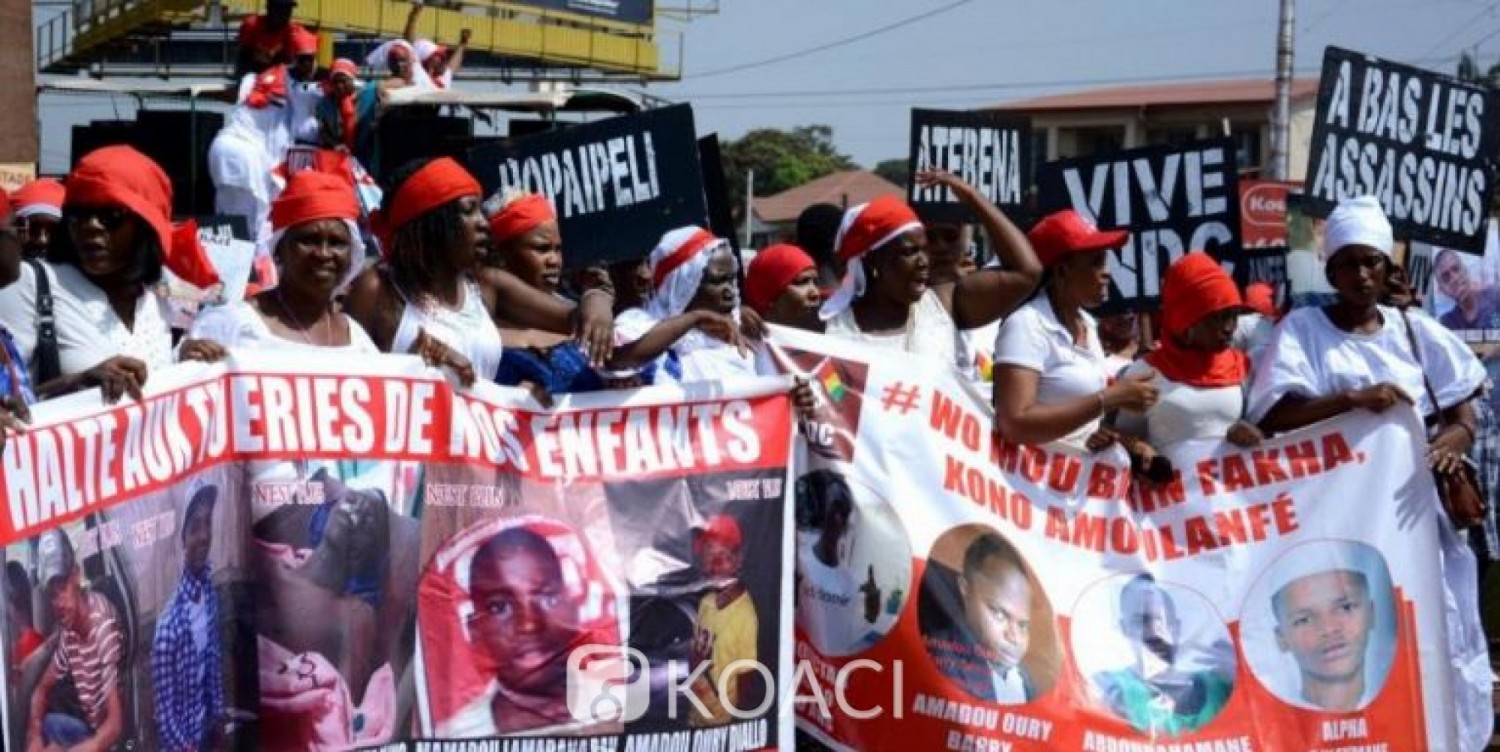 Guinée:  A Conakry, des femmes du FNDC réclament justice pour des enfants tués lors des manifestations