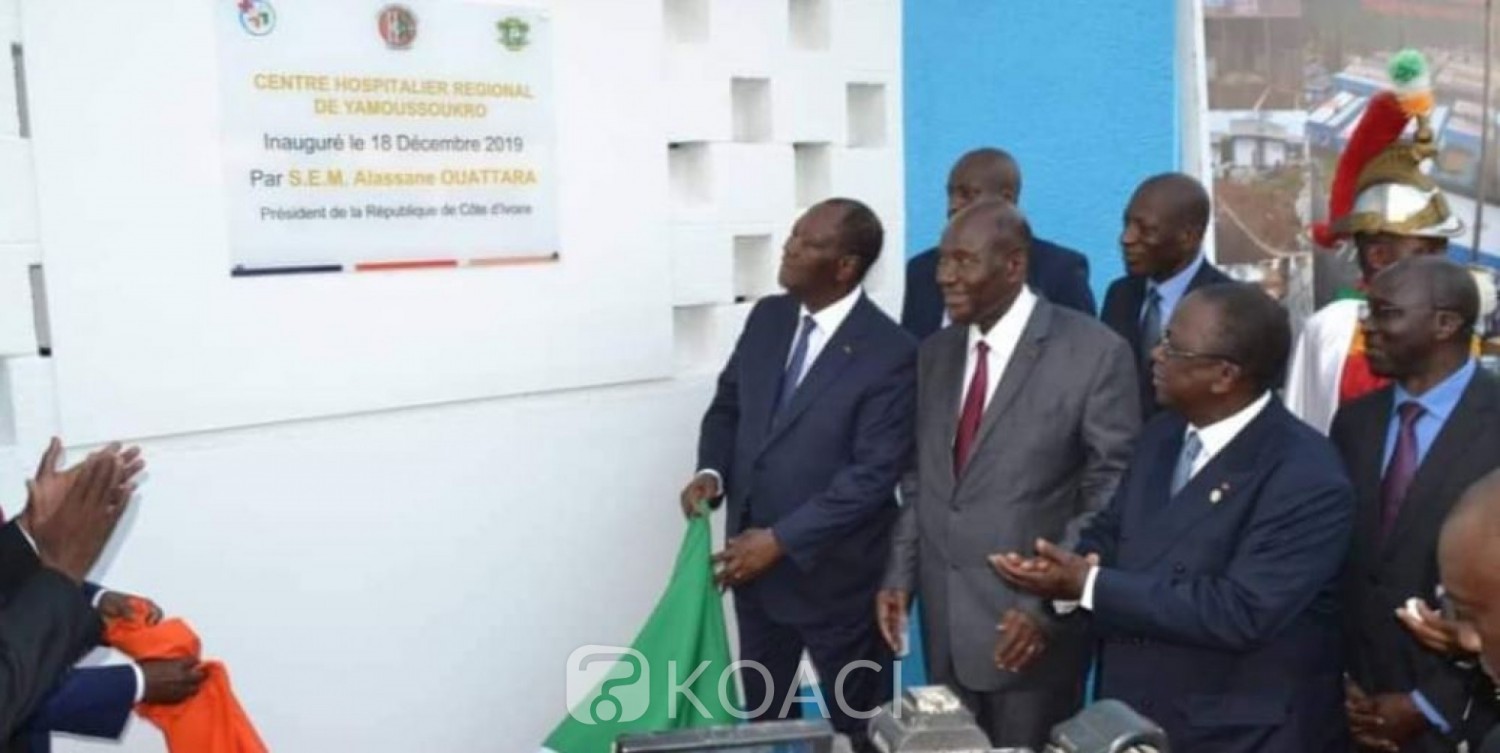 Côte d'Ivoire: Yamoussoukro, inauguration du CHR rénové, Ouattara annonce que le Gouvernement continuera d'investir dans la Santé