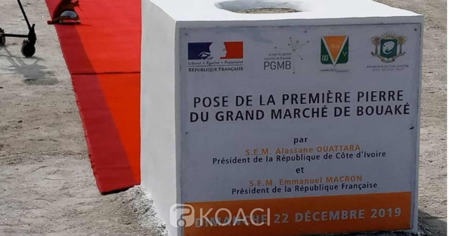 Côte d'Ivoire: Bouaké, les premiers blocs du plus grand marché couvert d'Afrique de l'Ouest livrés en juillet 2021