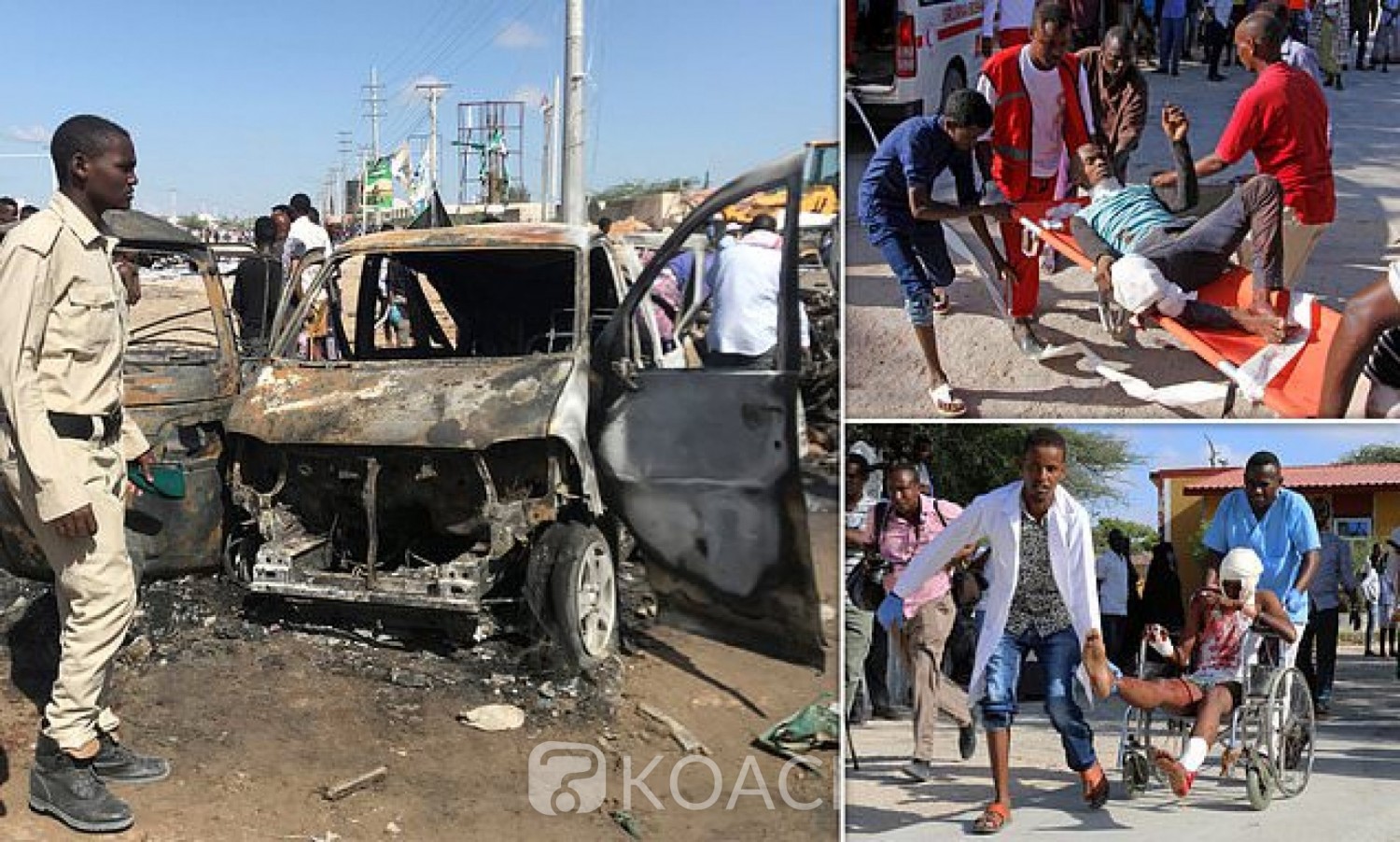 Somalie: Mogadiscio frappé  par un attentat à la voiture piégée ,76 morts et 70 blessés