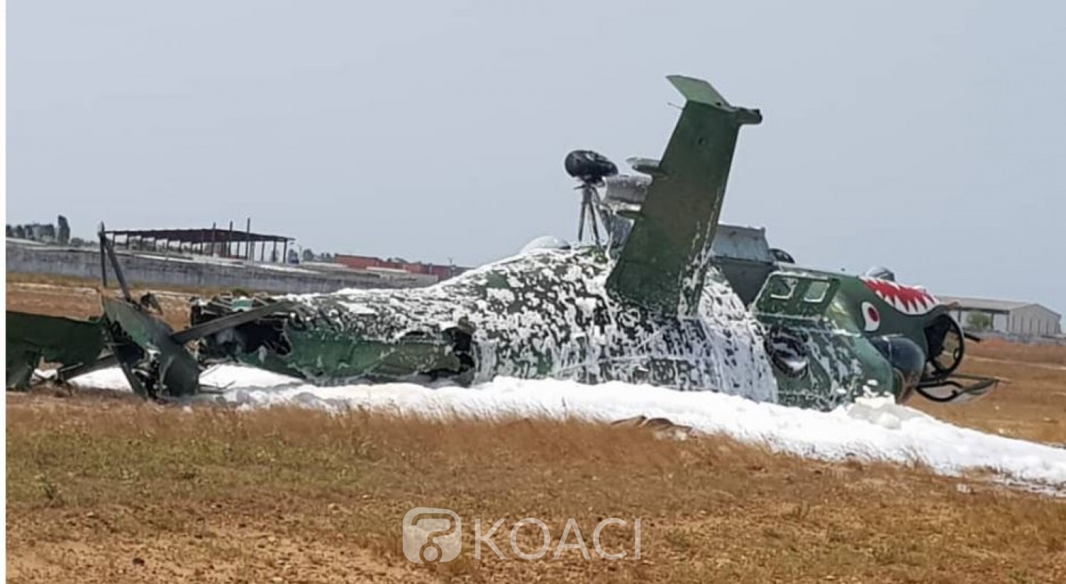 Côte d'Ivoire : Nouveau crash d'un hélicoptère Mi-24 à Abidjan